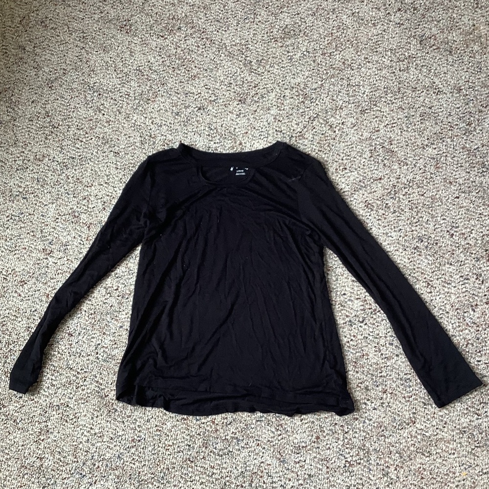 Long black shirt
